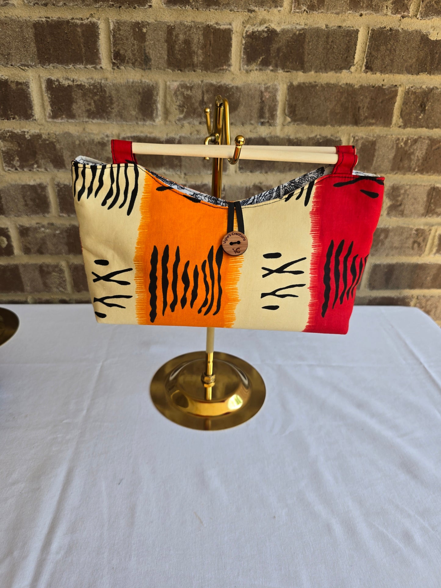 Small African inspired print purse