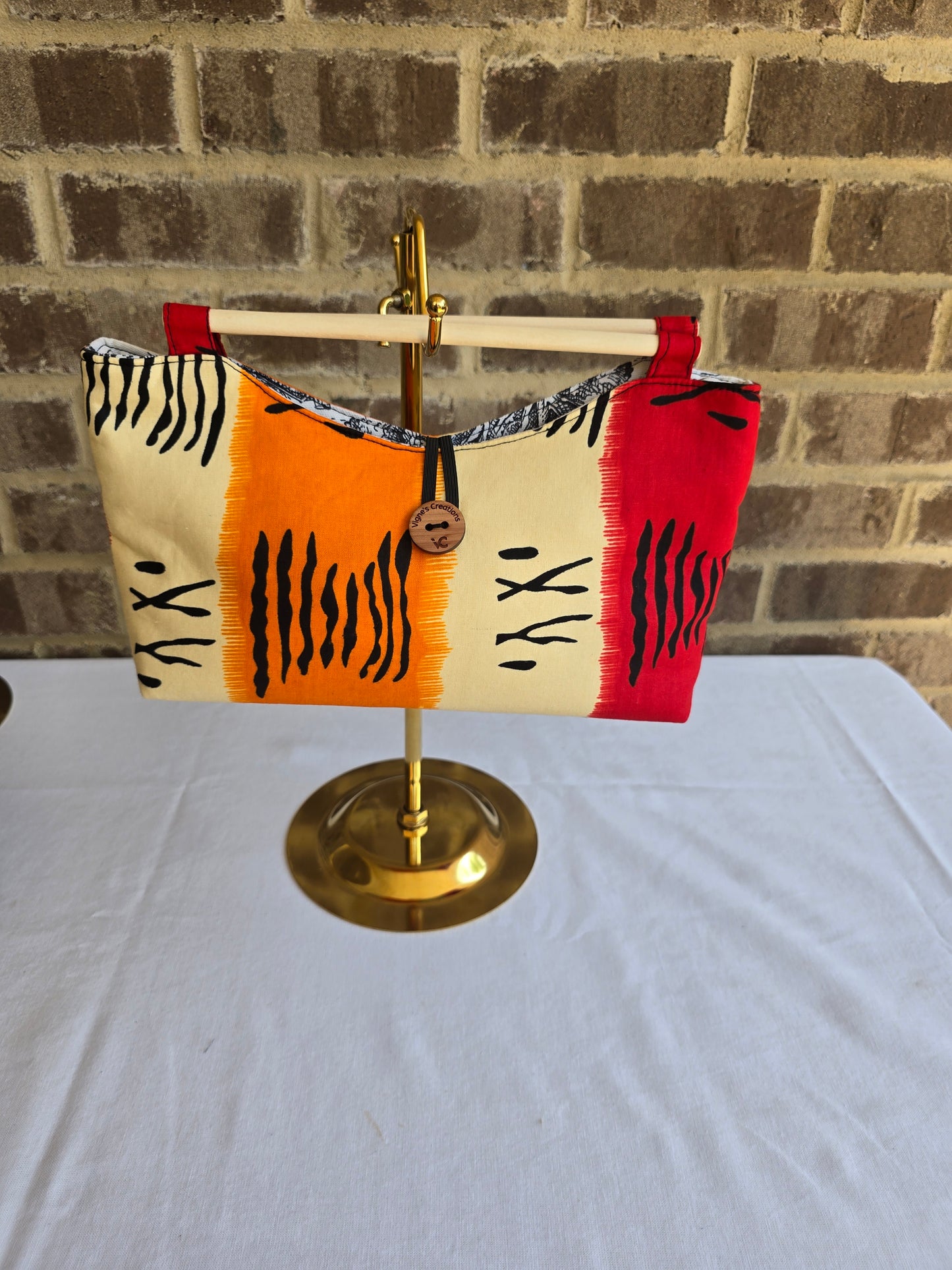 Small African fabric bag