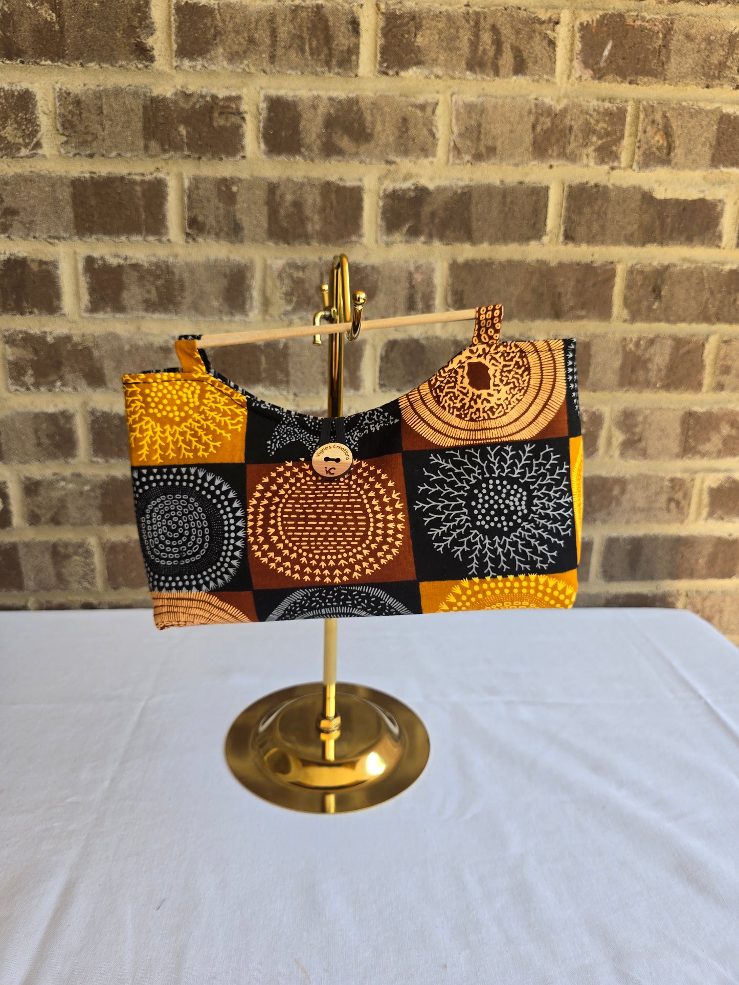 Small African fabric bag