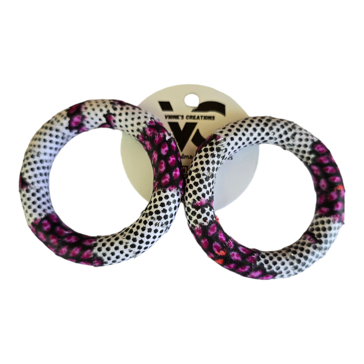 Large round Stud earrings
