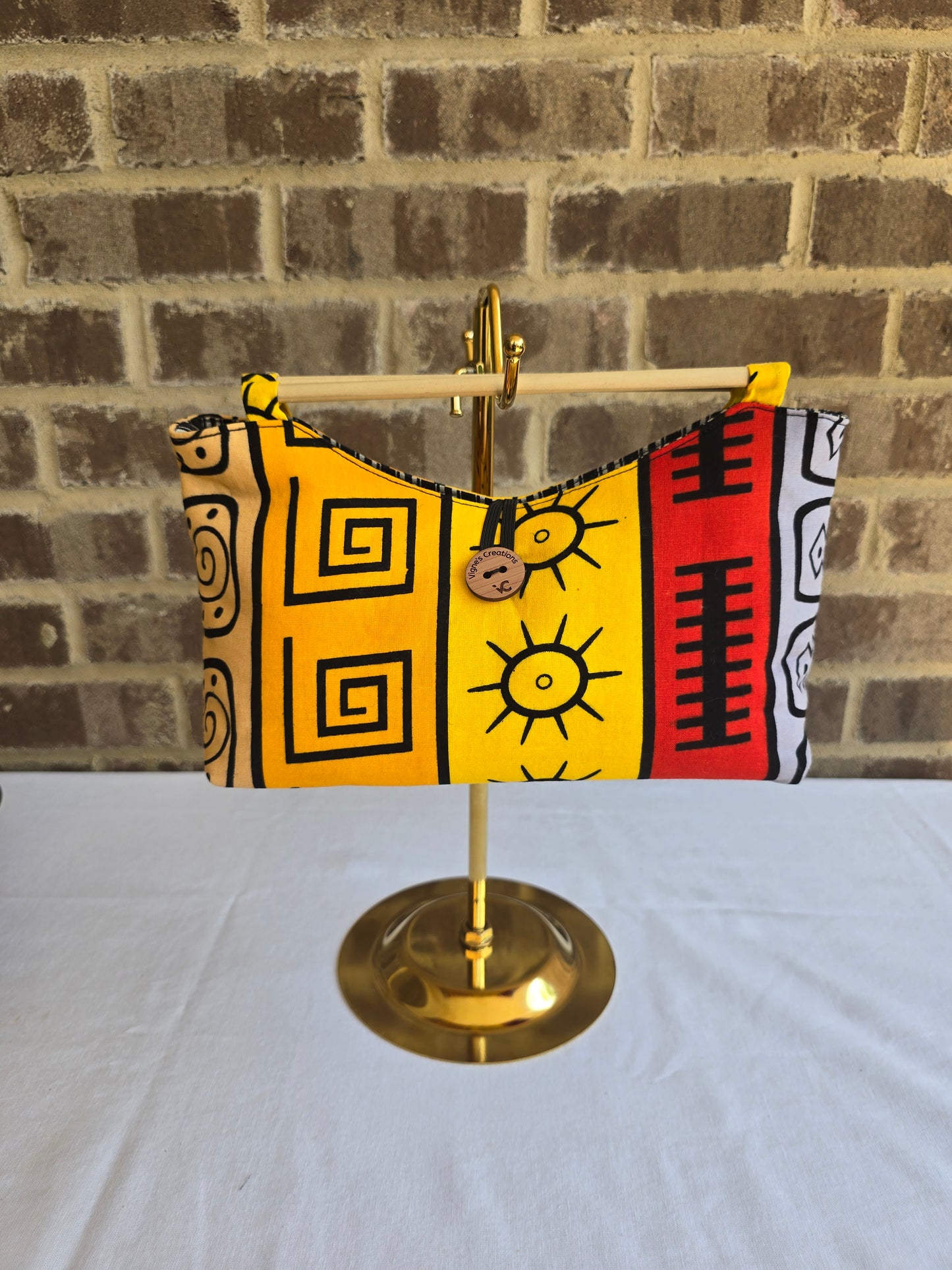 Small African fabric bag