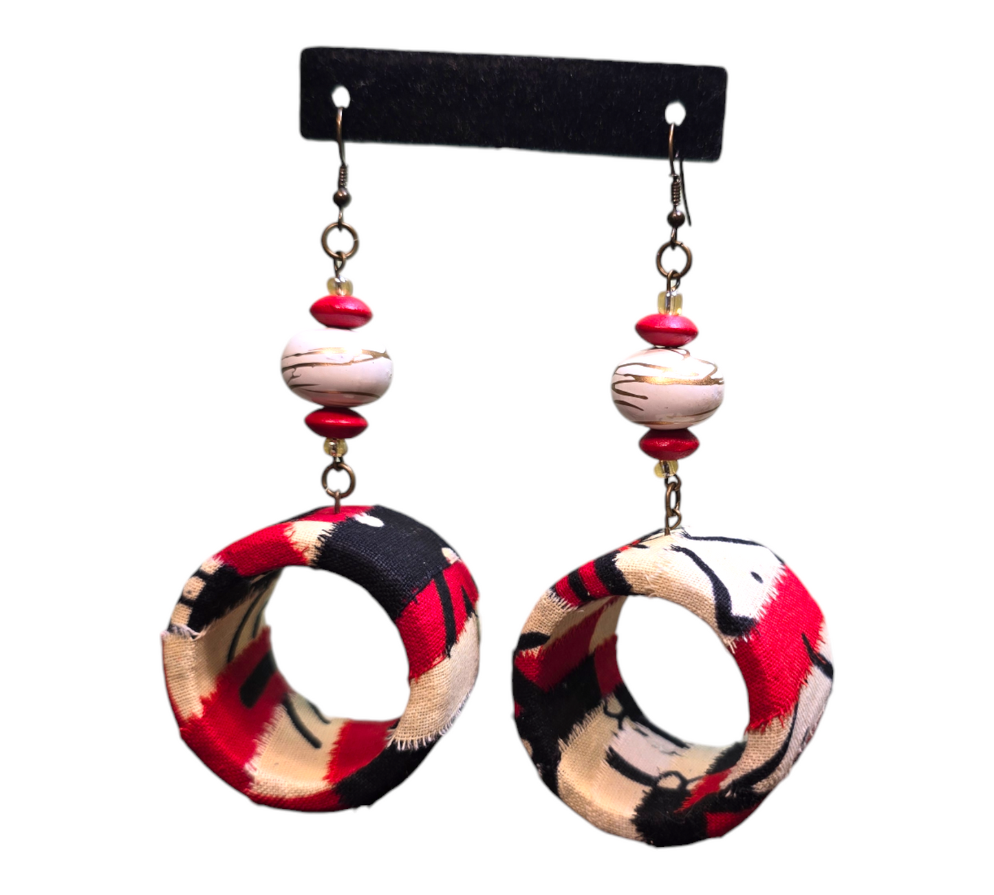 Drum earrings