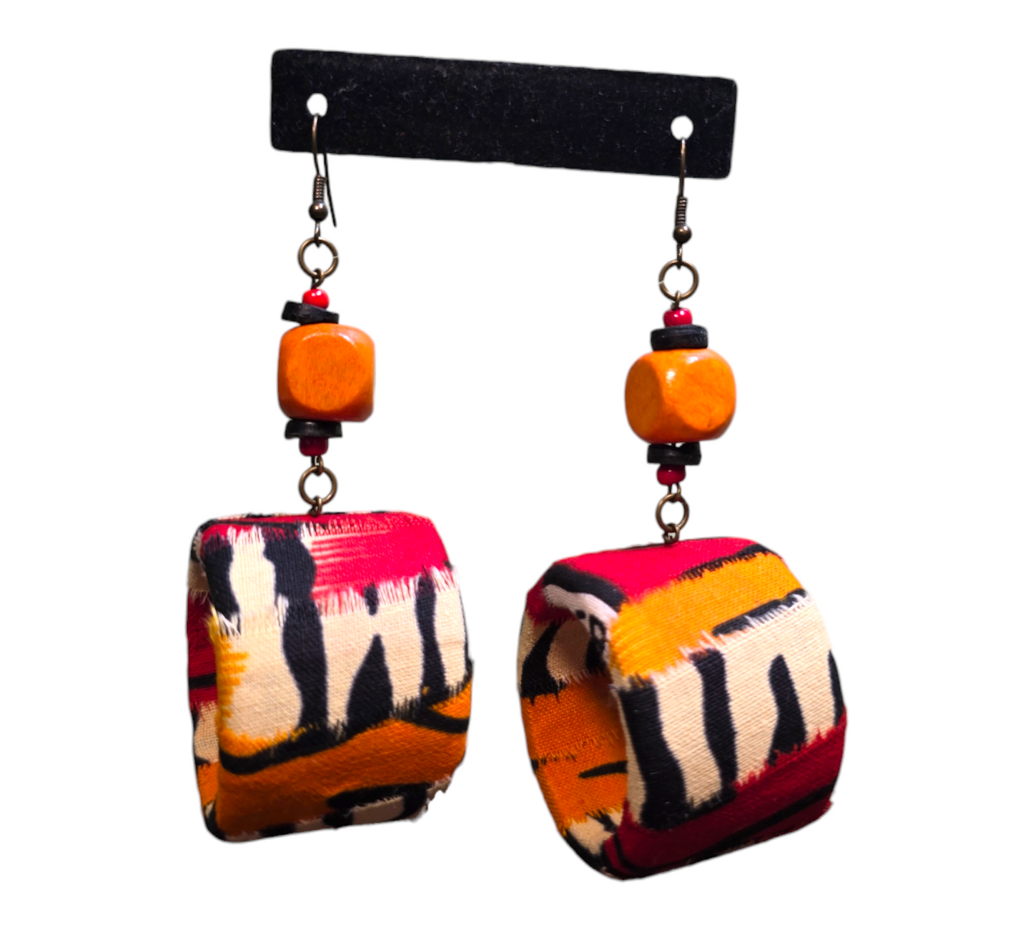 Drum earrings
